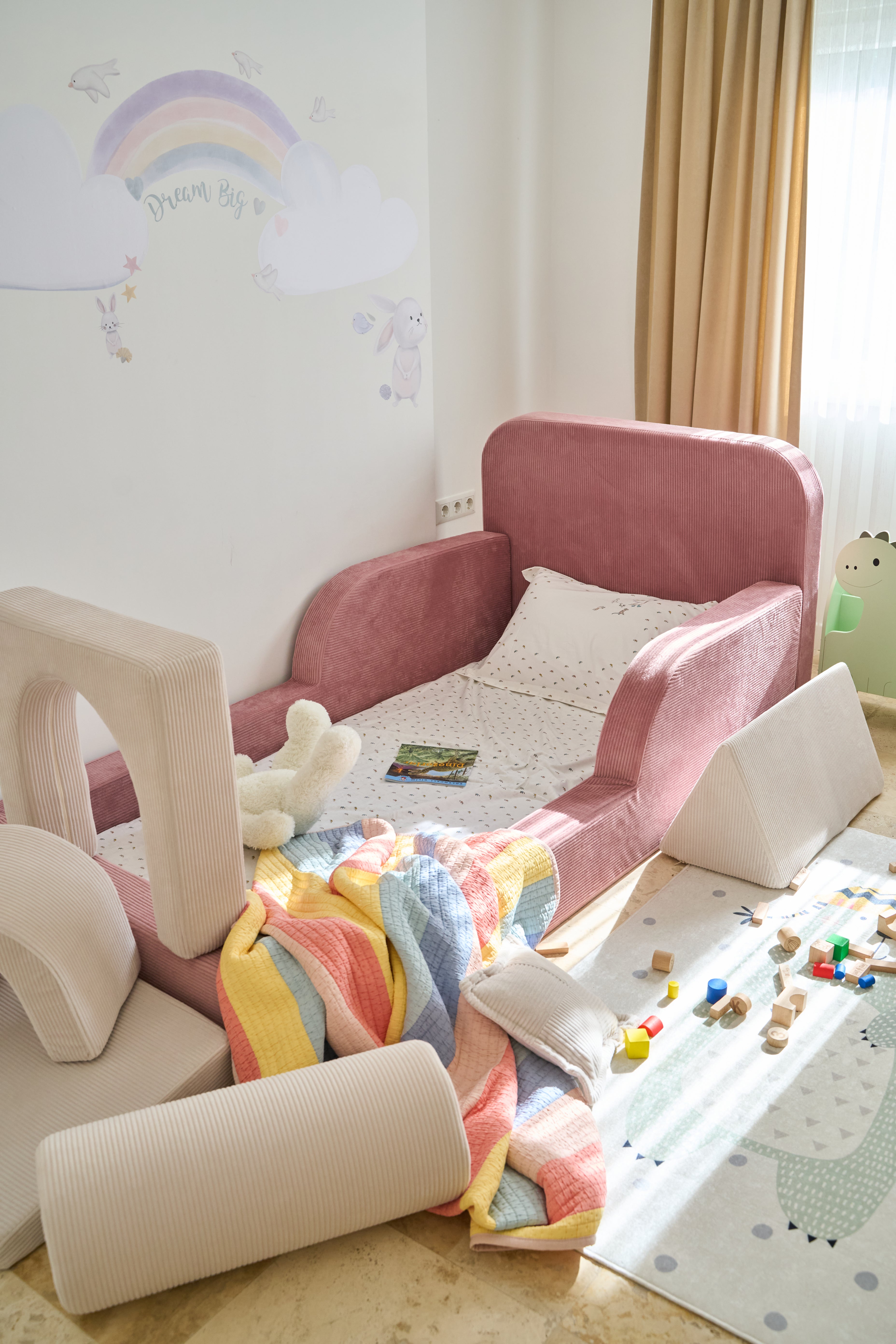 Single Funbed® Pink