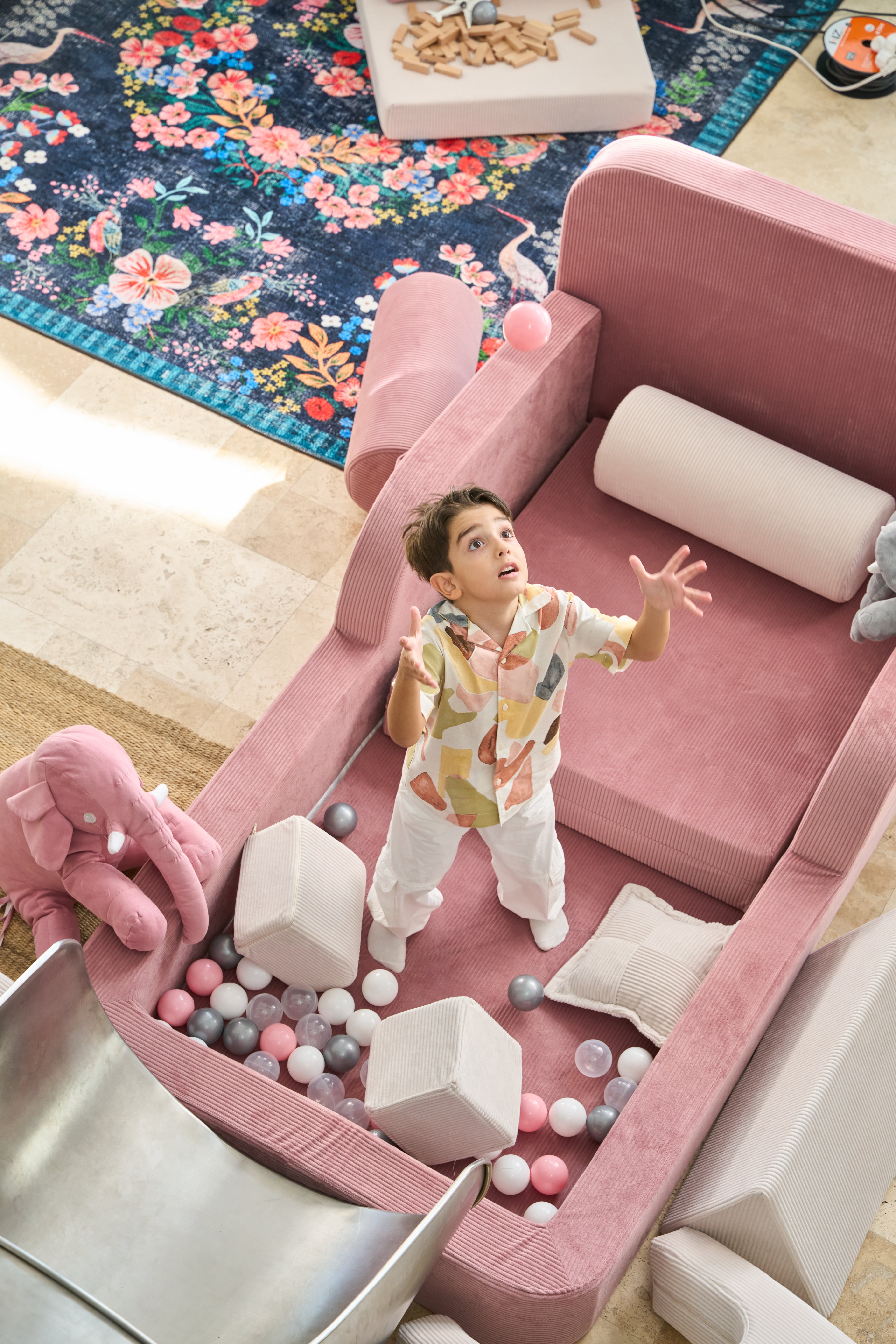 Single Funbed® Pink