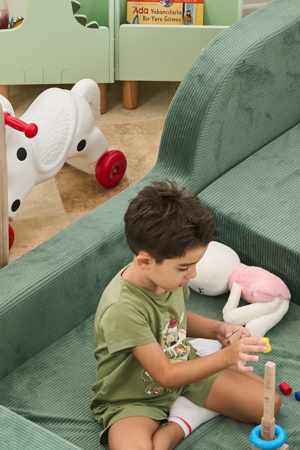 Double Funbed® Water Green