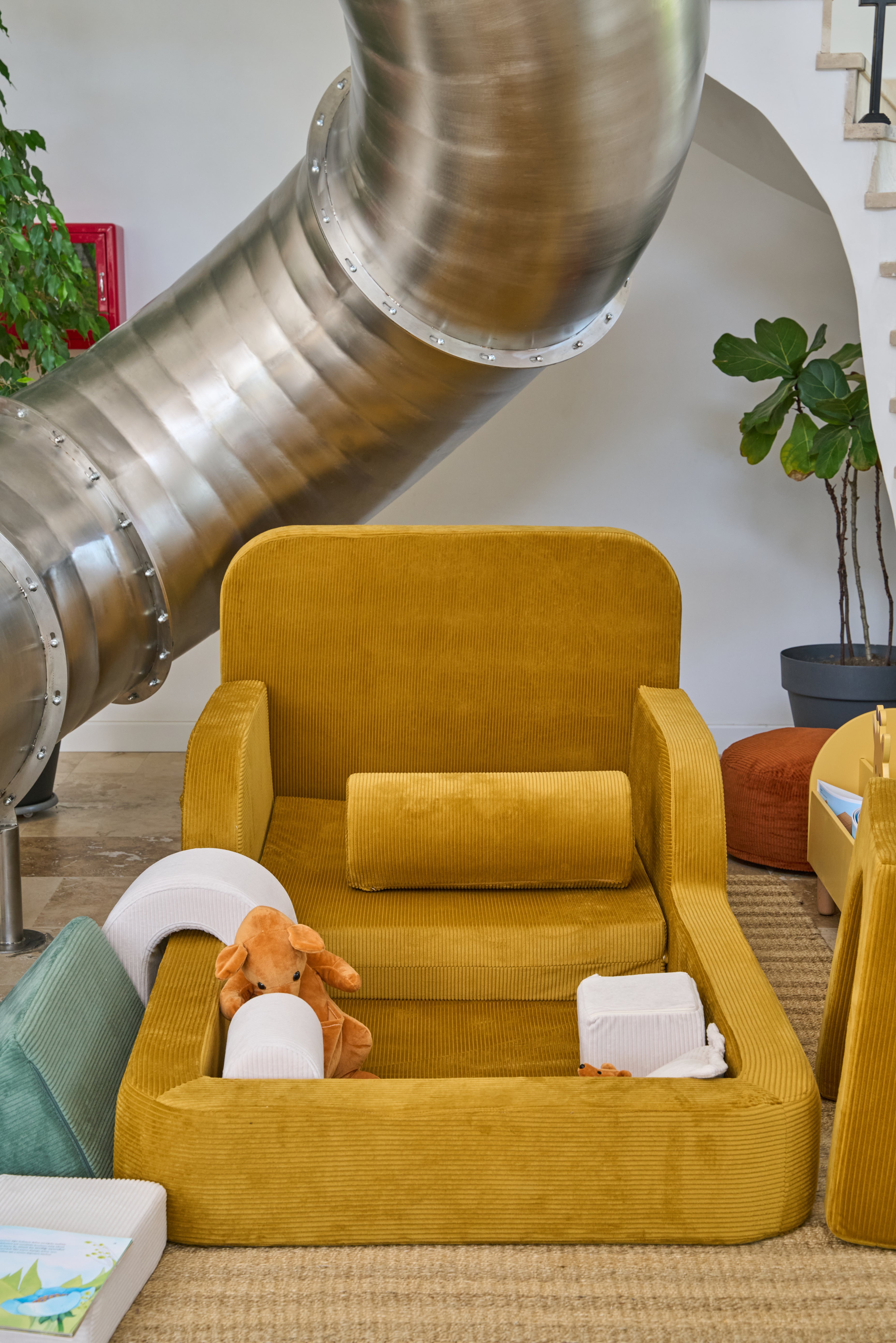 Single Funbed® Mustard